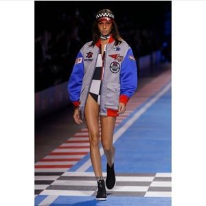 TommyxGigi Gigi Hadid Oversized Bomber NWT S